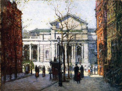 Die New York Bibliothek von Paul Cornoyer